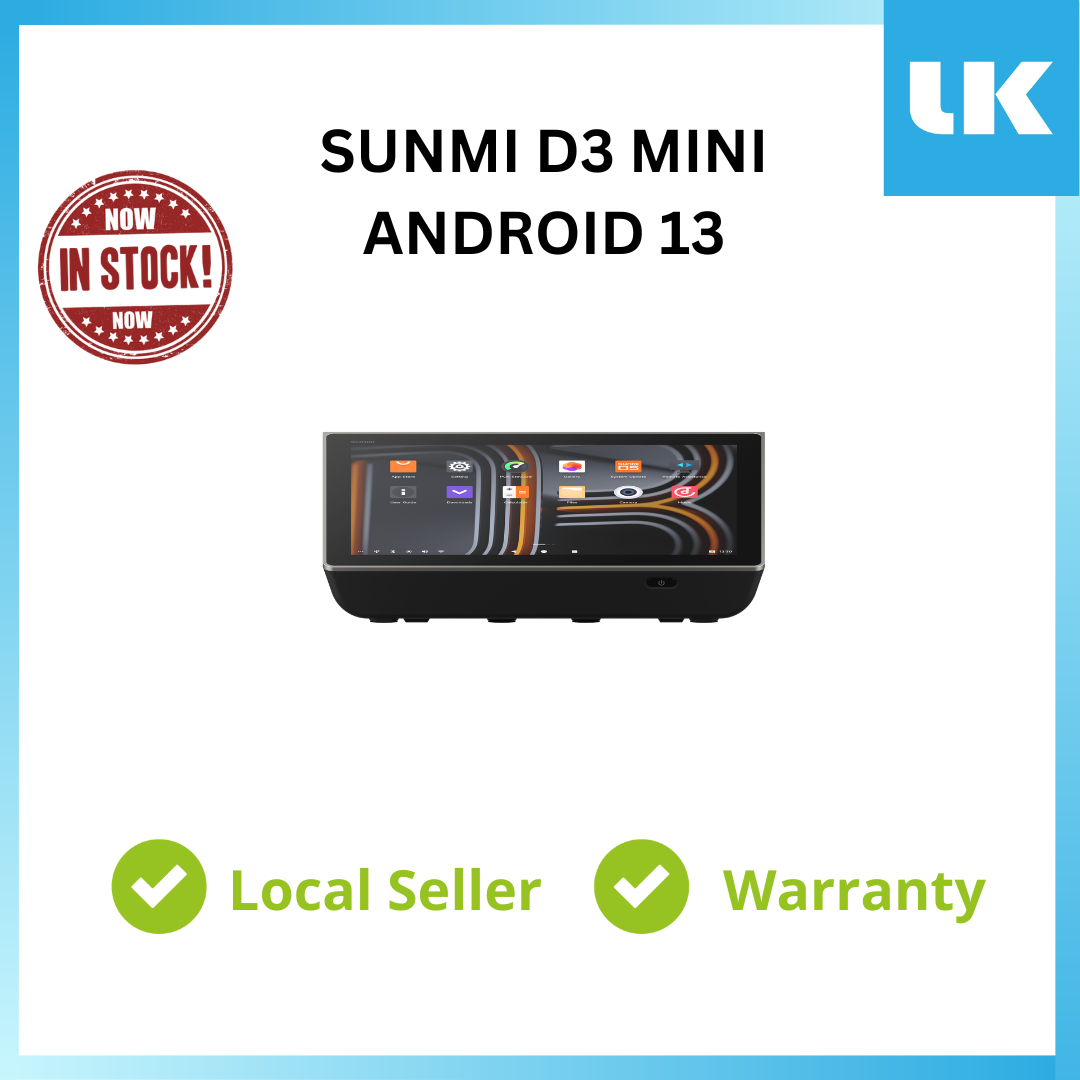 SUNMI/POS/D3 MINI/ANDROID 13/10.1